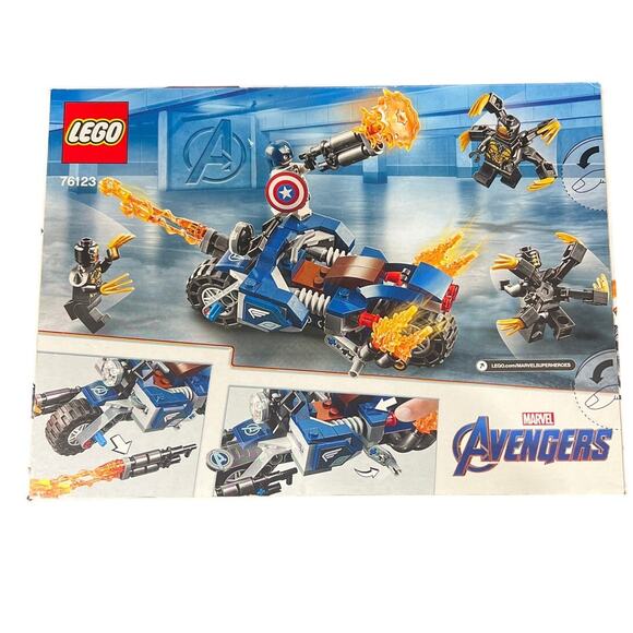 Lego Marvel Avengers Captain America Outriders Attack 76123 *SEALED* - Picture 2 of 5